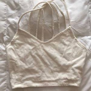 American Eagle cross back crop top